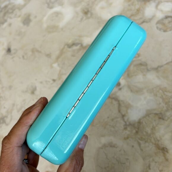 Tiffany & Co. Blue Hardshell Glasses Case Authentic - Picture 5 of 7